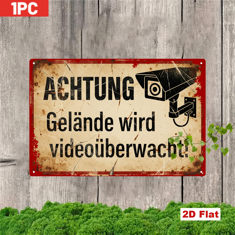 CIFBUY Plaque Murale en Alumin - Home Yard Security Cameras avis et prix