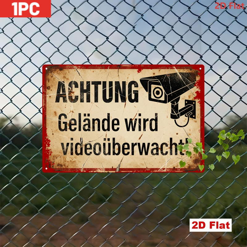 CIFBUY Plaque Murale en Alumin - Home Yard Security Cameras avis et prix