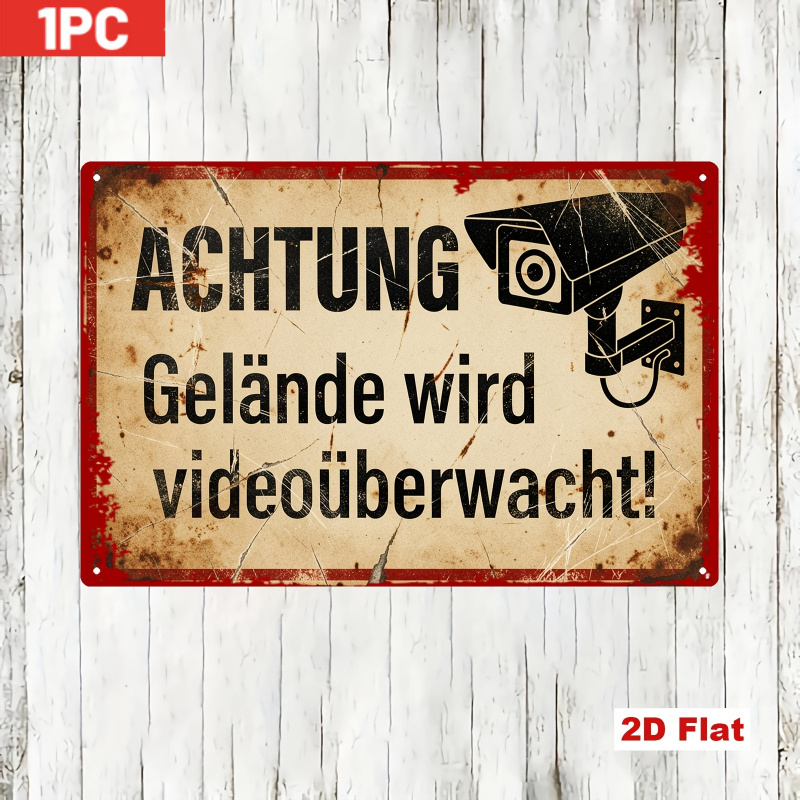 CIFBUY Plaque Murale en Alumin - Home Yard Security Cameras avis et prix