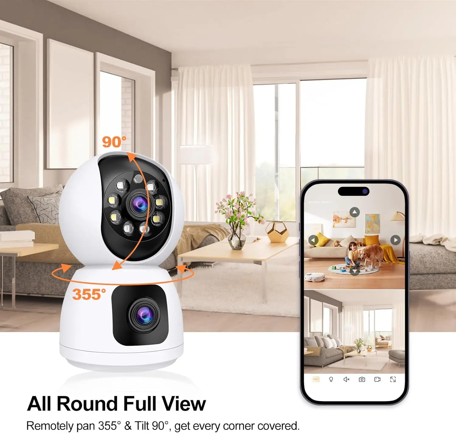 Tuya 4K 8MP HD WiFi caméra int - Home Security Prices avis et prix