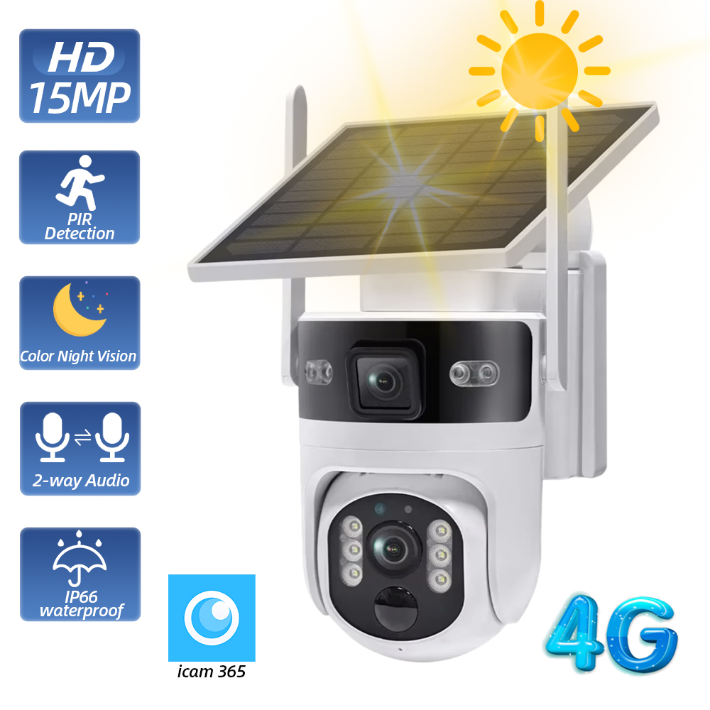 Caméra de sécurité solaire PTZ - Home Yard Security Cameras avis et prix