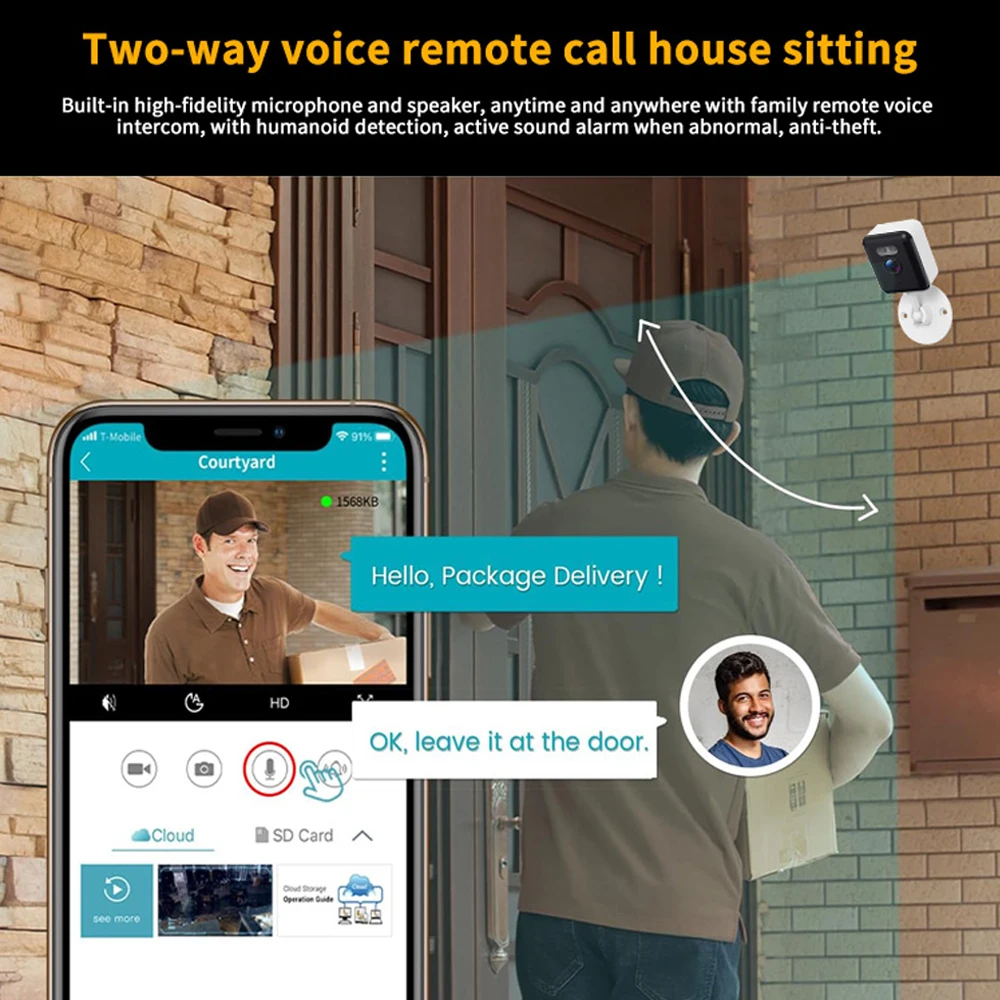 Caméra IP WiFi Intelligente Tu - Home Security Prices avis et prix