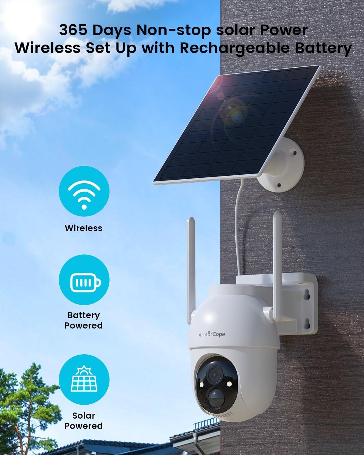 Caméras de sécurité extérieure - Home Security No Subscription avis et prix