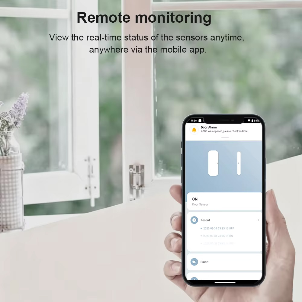 Capteur de porte/fenêtre Zigbe - Home Security Tools avis et prix