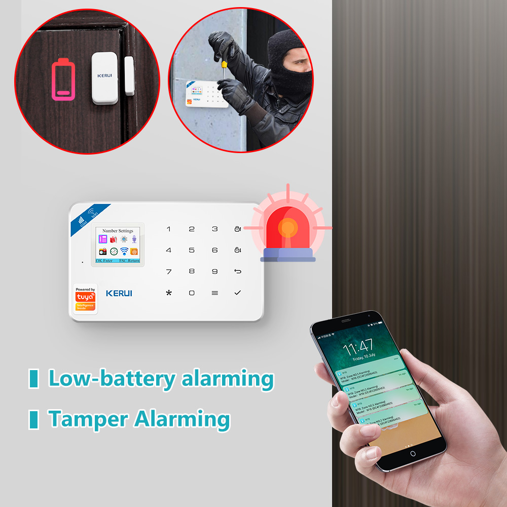 KERUI W181 système d'alarme sé - Home Security Front Door Camera avis et prix