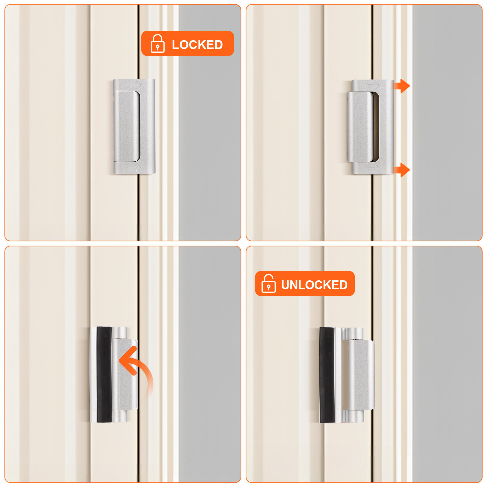 Serrures de renforcement de po - Home Security Door Reinforcement Lock avis et prix