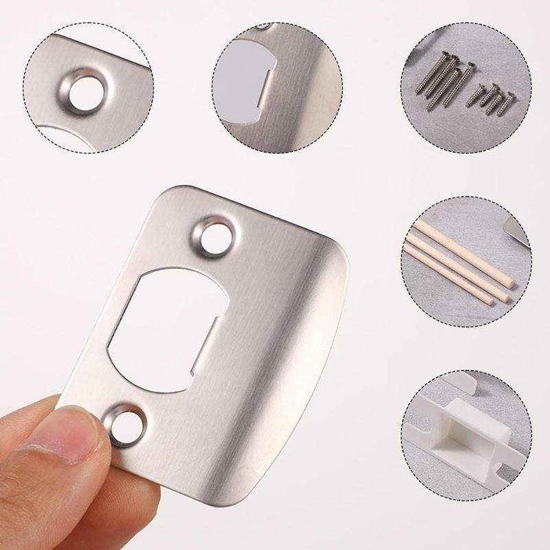 Ensemble plaques gâche porte,  - Home Security Door Reinforcement Lock avis et prix