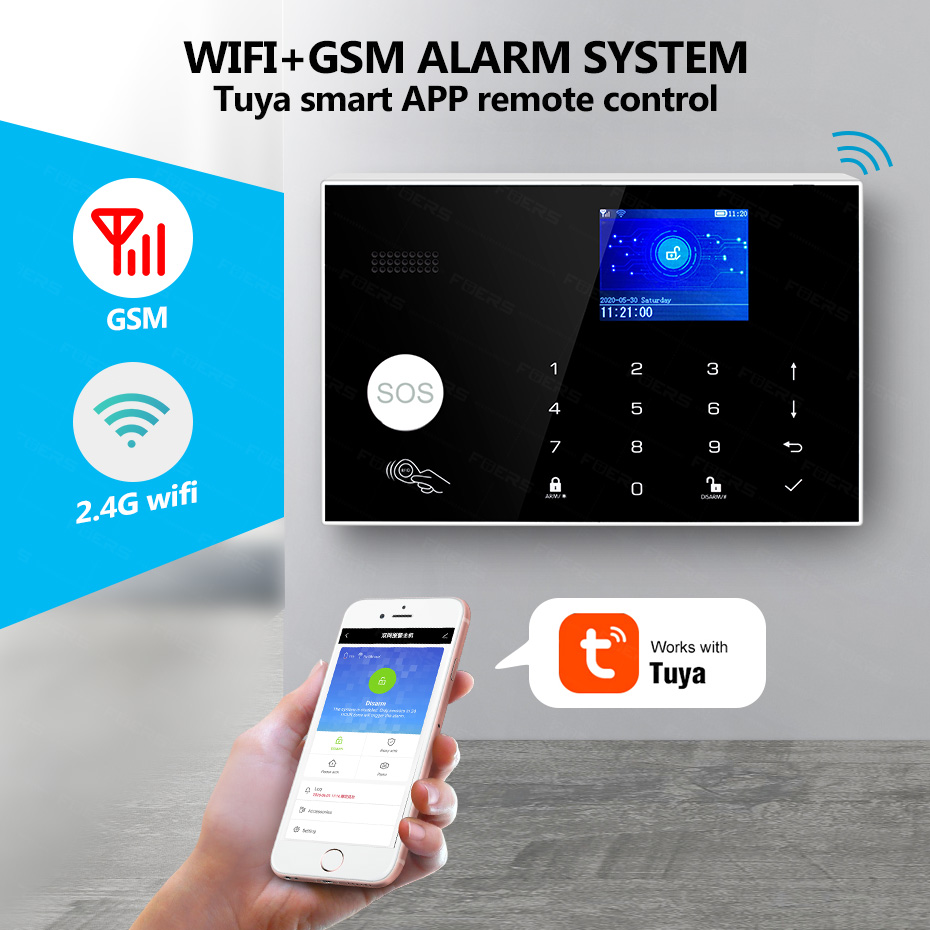 KERUI G30-Système d'alarme de  - Keypad Alarm Panel avis et prix