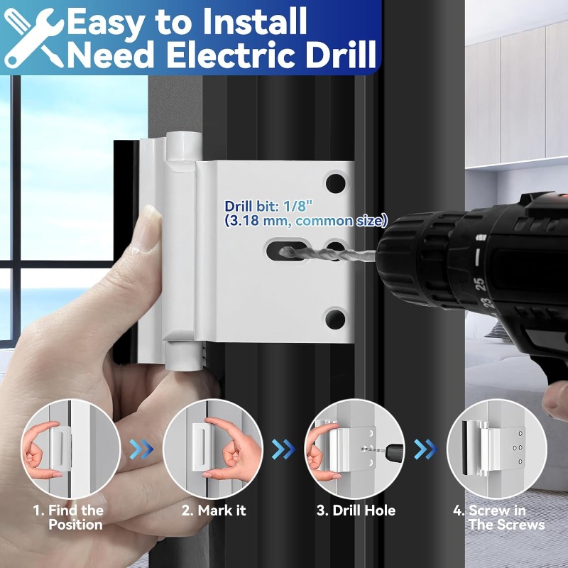 Verrou de renforcement de port - Home Security Door Reinforcement Lock avis et prix