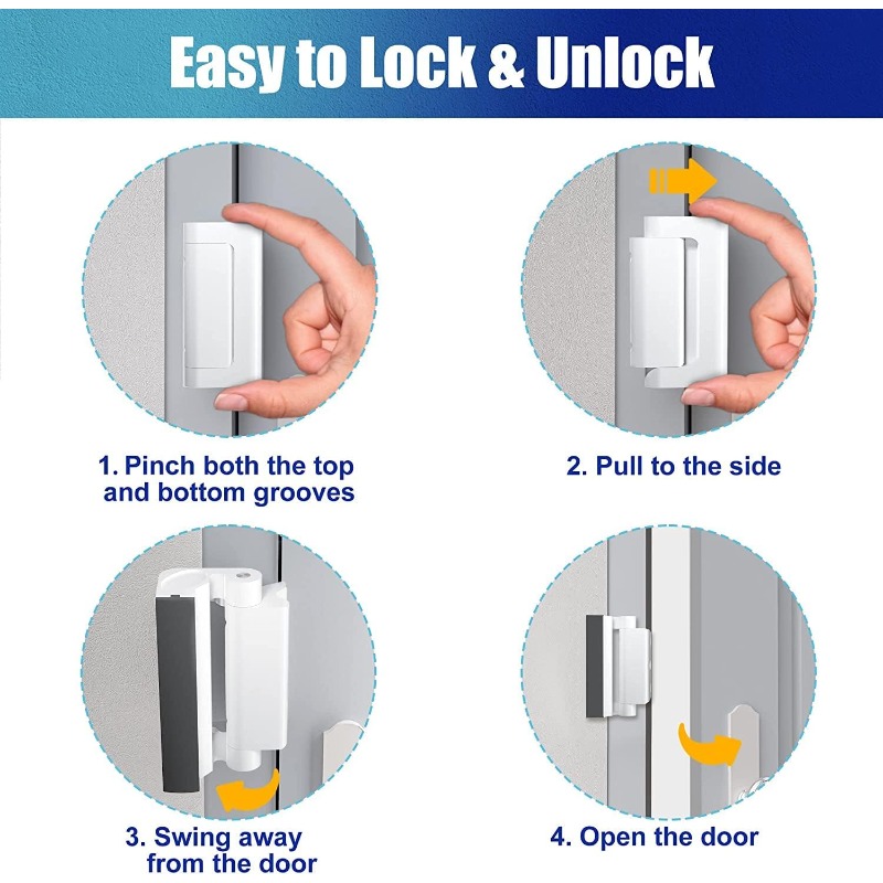 Verrou de renforcement de port - Home Security Door Reinforcement Lock avis et prix