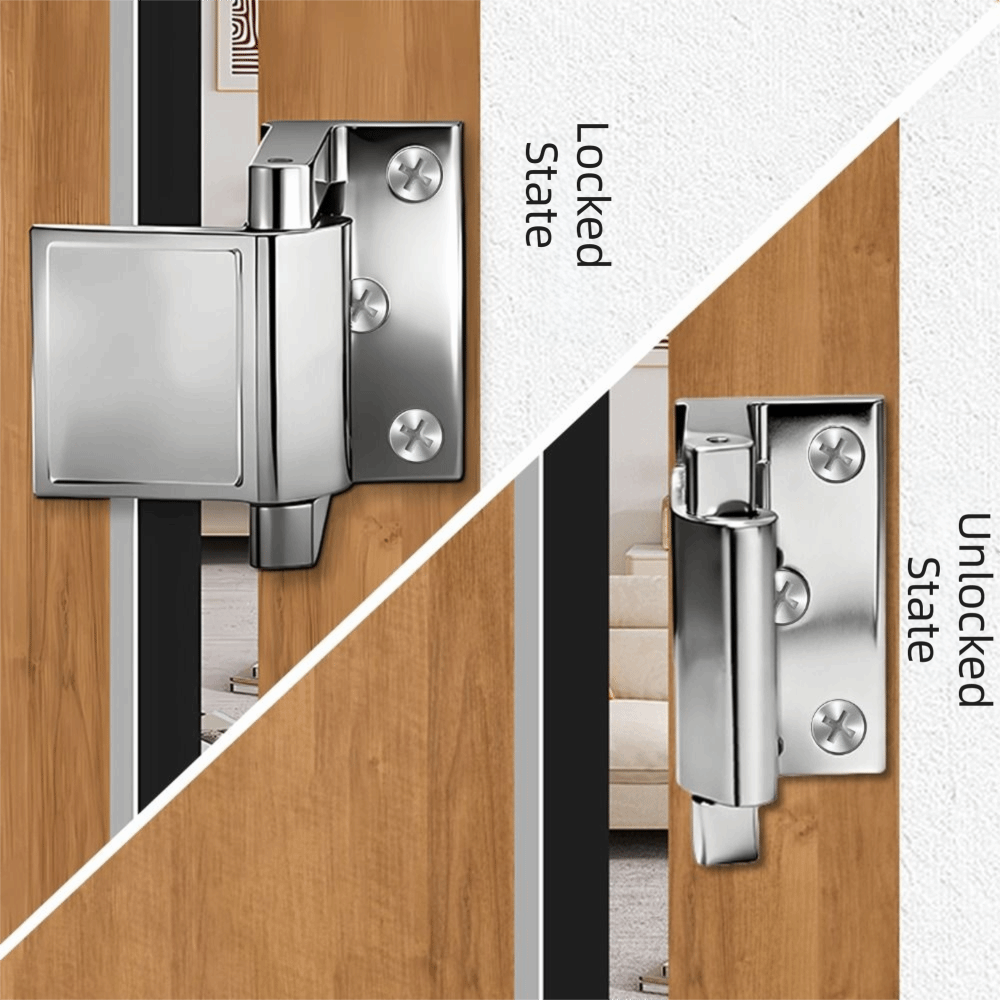 Serrure de porte en alliage d' - Home Security Door Reinforcement Lock avis et prix