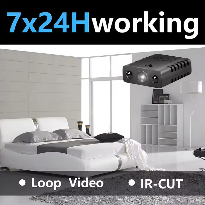 Mini caméra Wifi HD 1080P, cam - Home Security La avis et prix