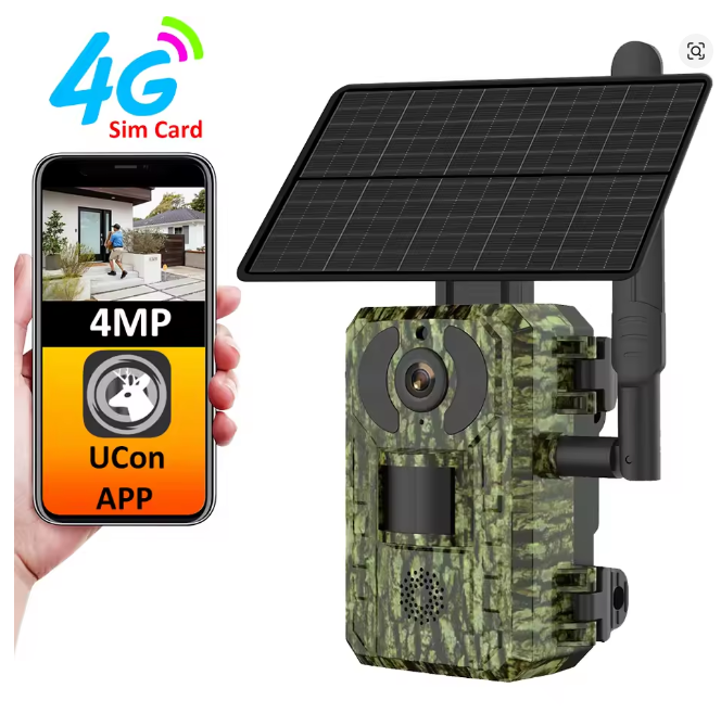 Caméra de chasse 4G solaire av - Home Security Game avis et prix