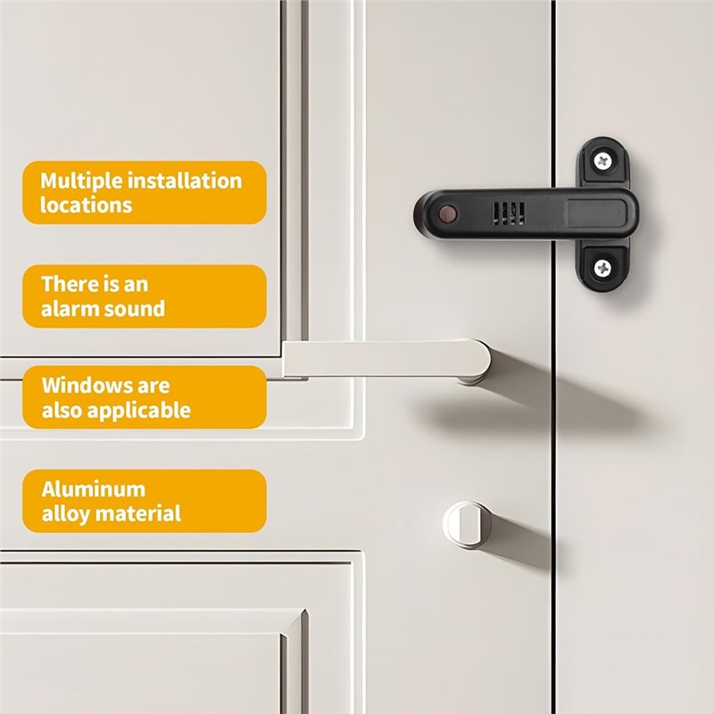 Serrure de porte de sécurité a - Home Security Door Reinforcement Lock avis et prix