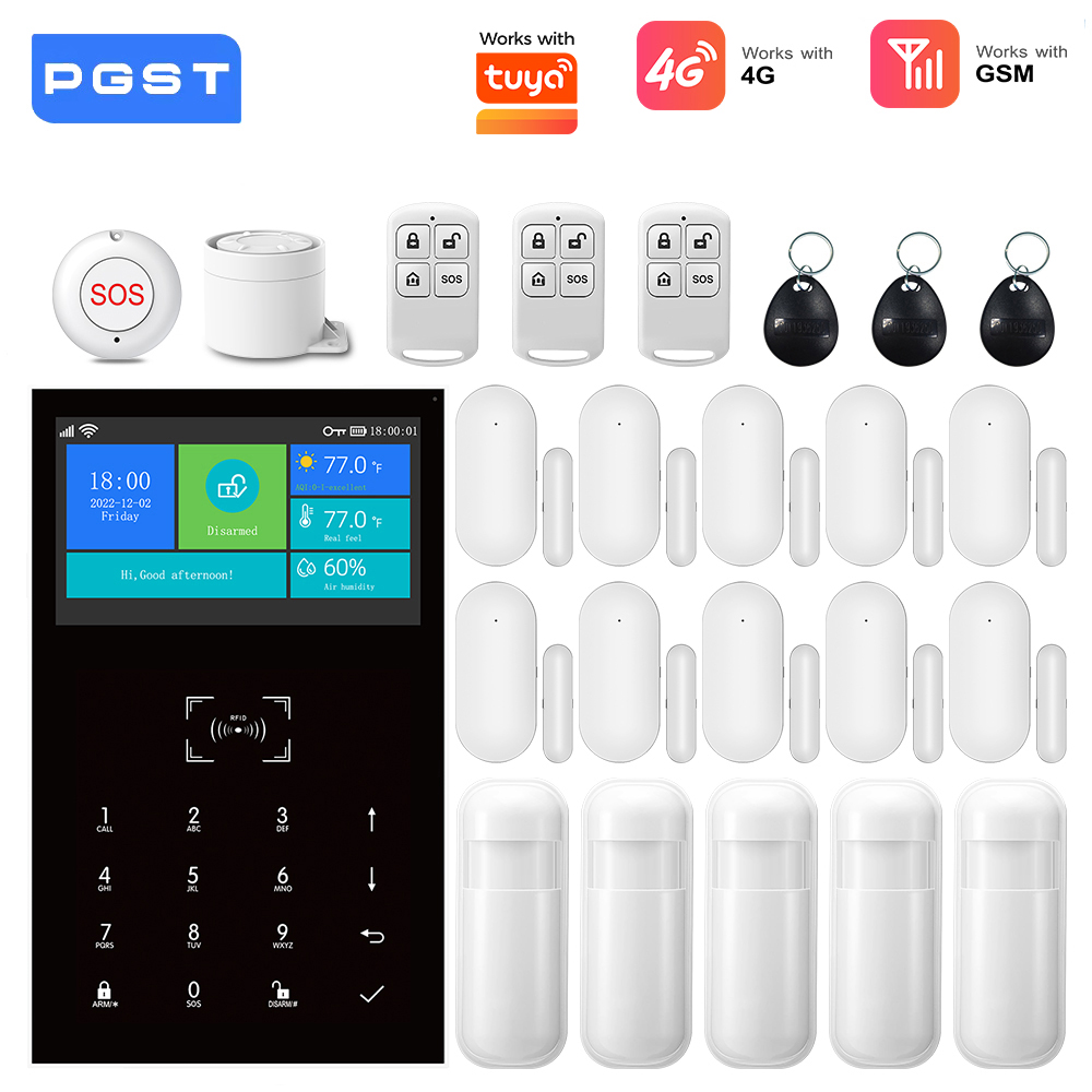 Système d'alarme WiFi GSM 4G c - Home Security La avis et prix