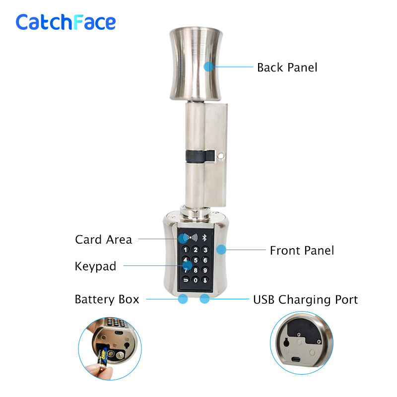 Serrure de cylindre intelligen - Home Security Keypad avis et prix