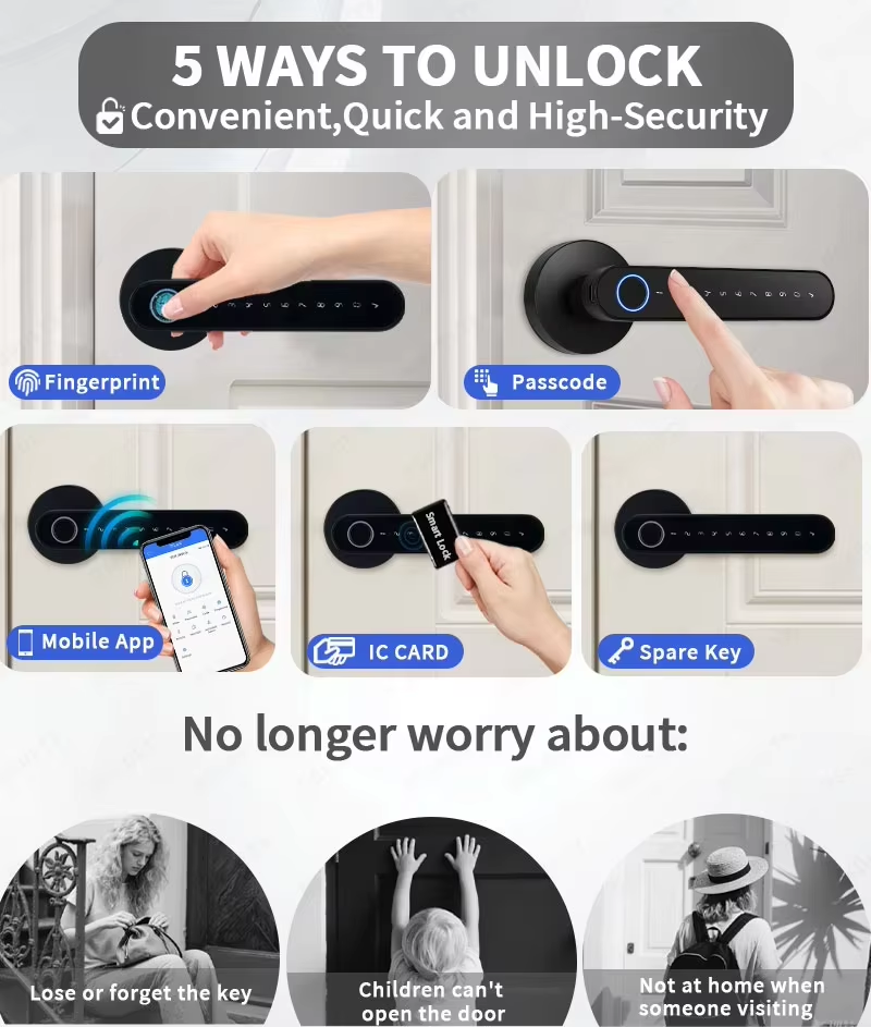 Serrure de porte numérique int - Home Security Key avis et prix