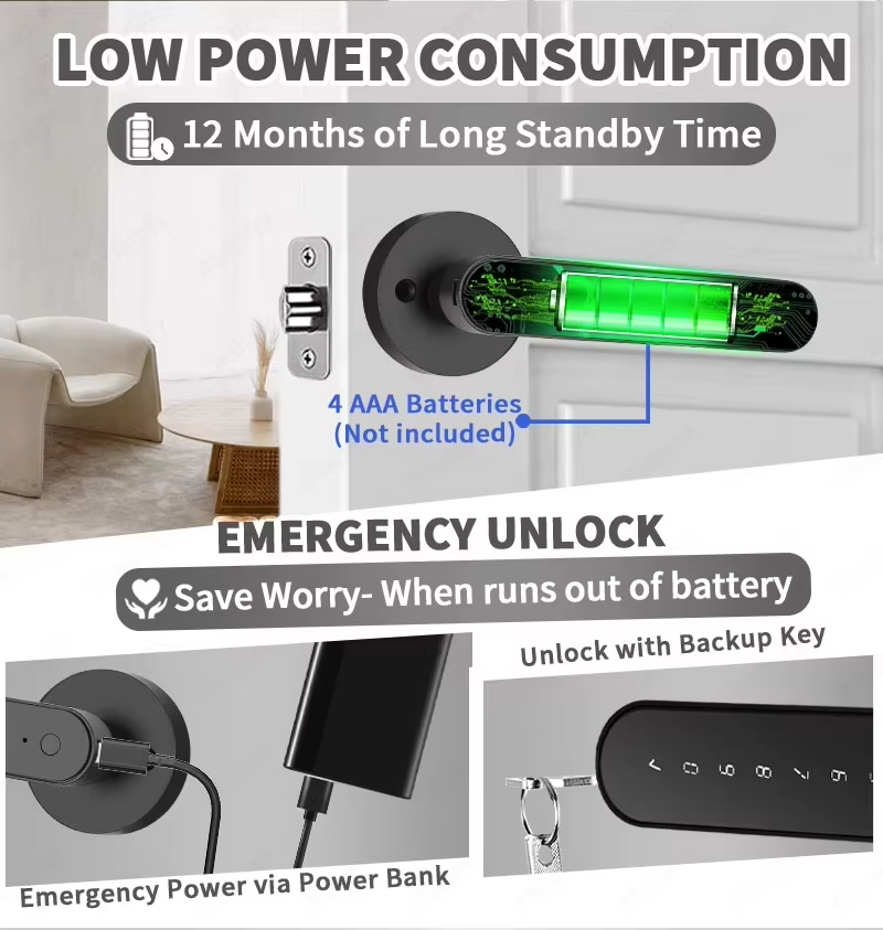 Serrure de porte numérique int - Home Security Key avis et prix