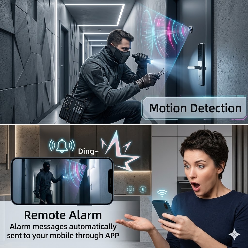 180 °   Caméra de porte-voyant - Home Security Front Door Camera avis et prix